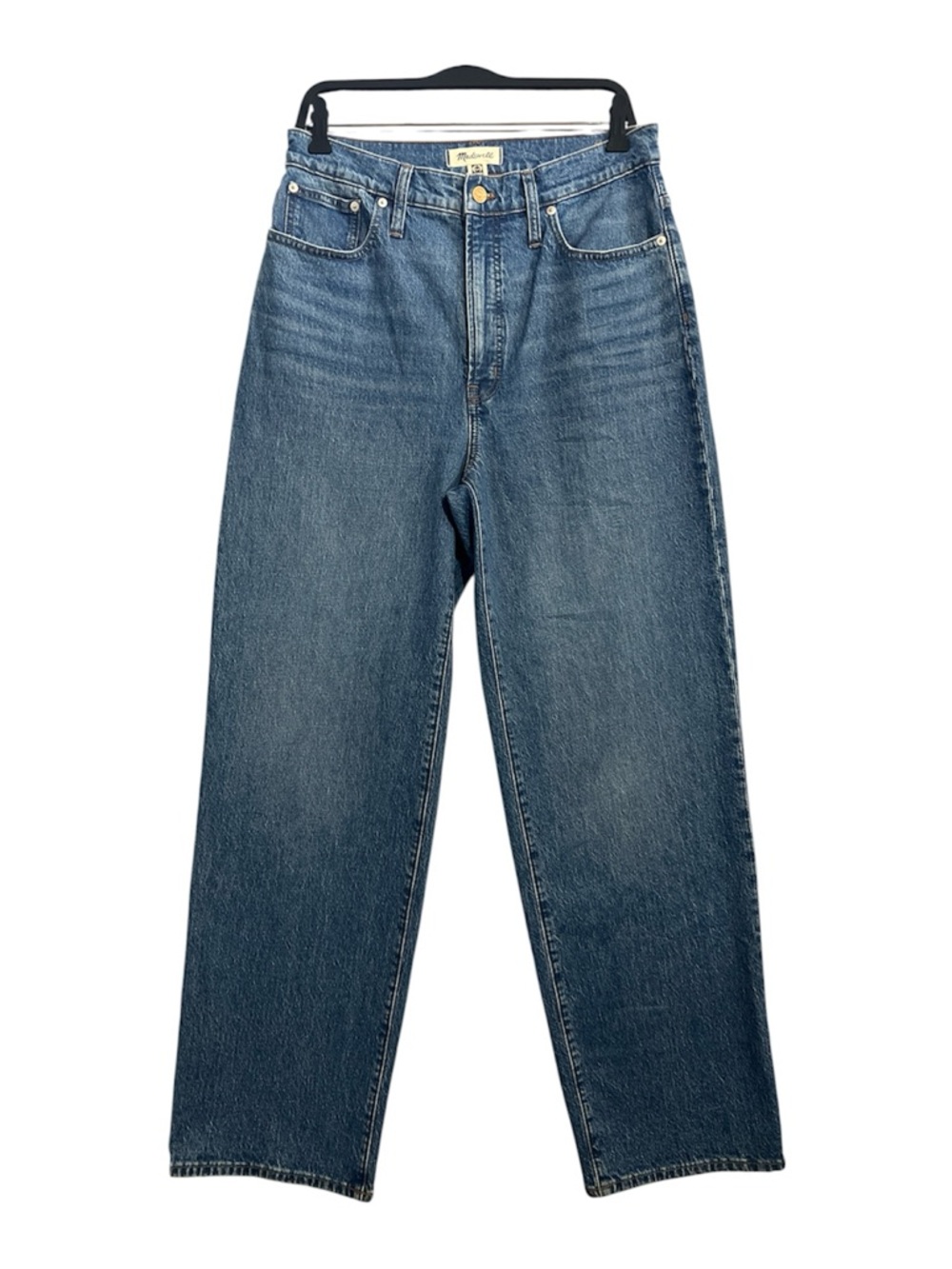 Madewell The Perfect Vintage Wide Leg Crop Jean Women’s 30 Tall Blue High Rise